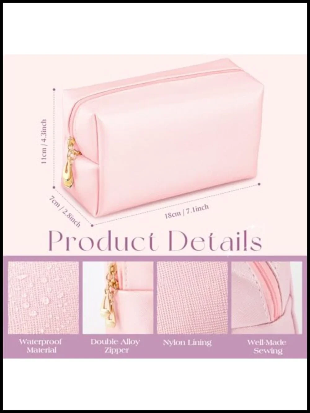 Set of 15 PU Leather Waterproof Travel Toiletry Bags Bulk Gift Organizer